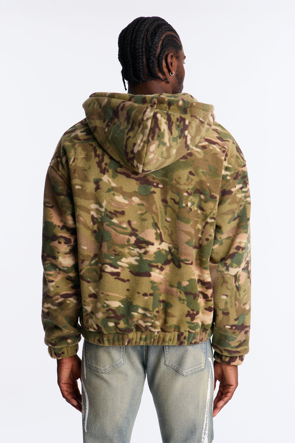 Camo Quarter Zip Hoodie - Camouflage