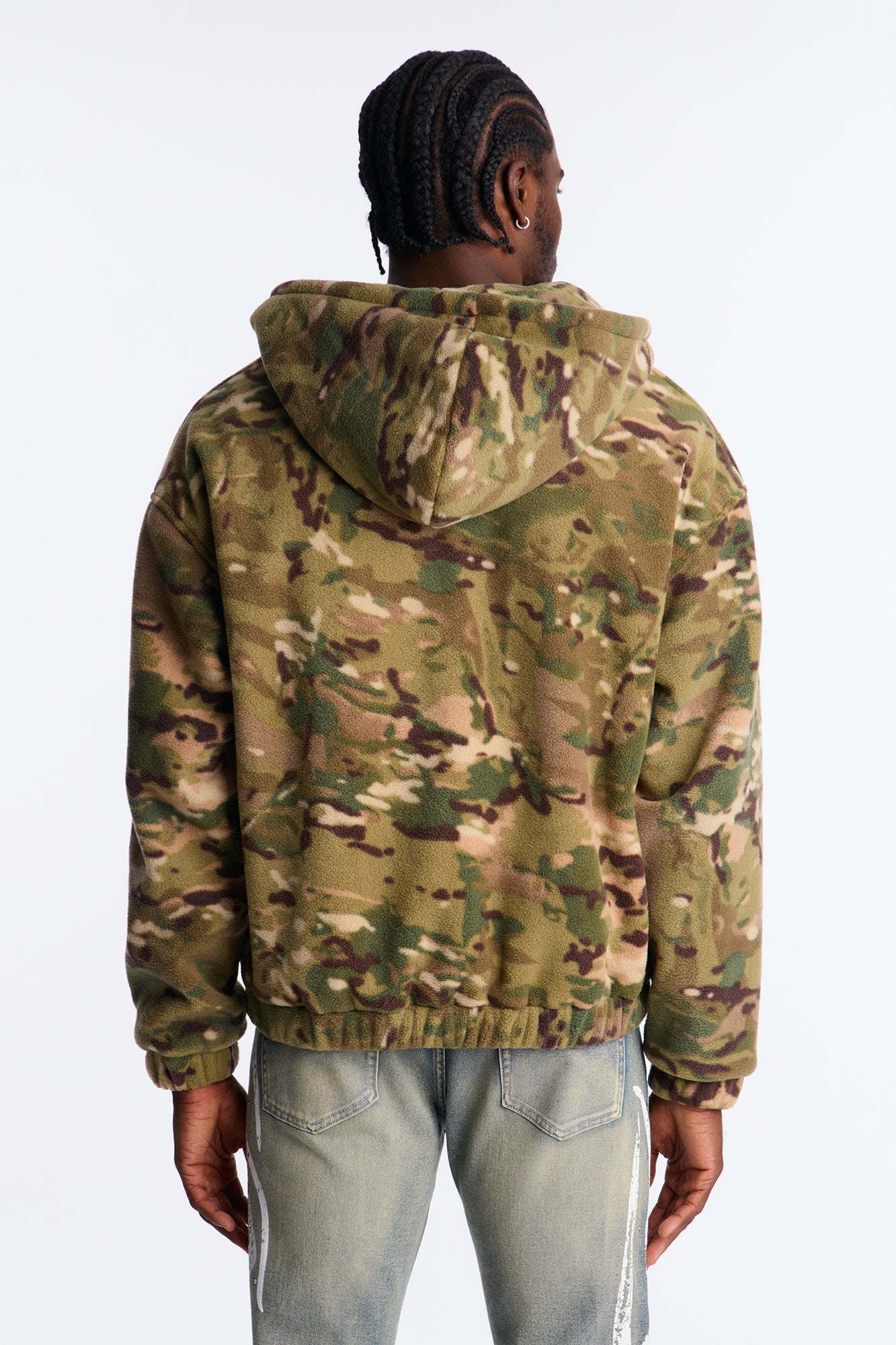 Camo Quarter Zip Hoodie - Camouflage