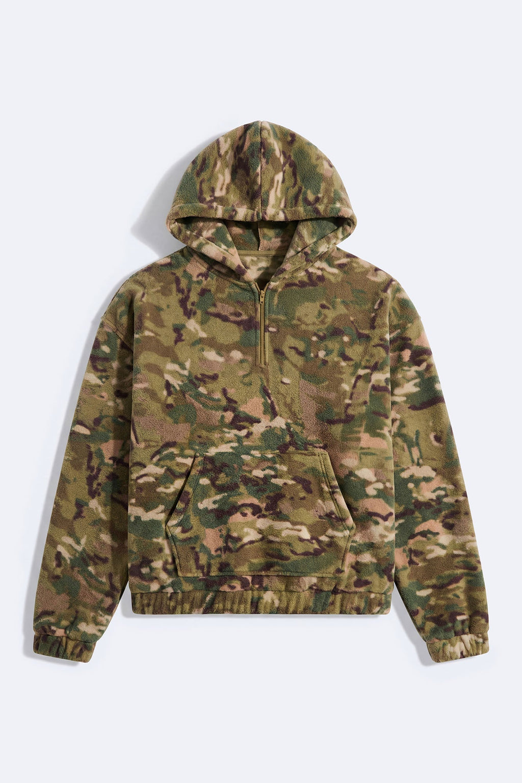 Camo Quarter Zip Hoodie - Camouflage